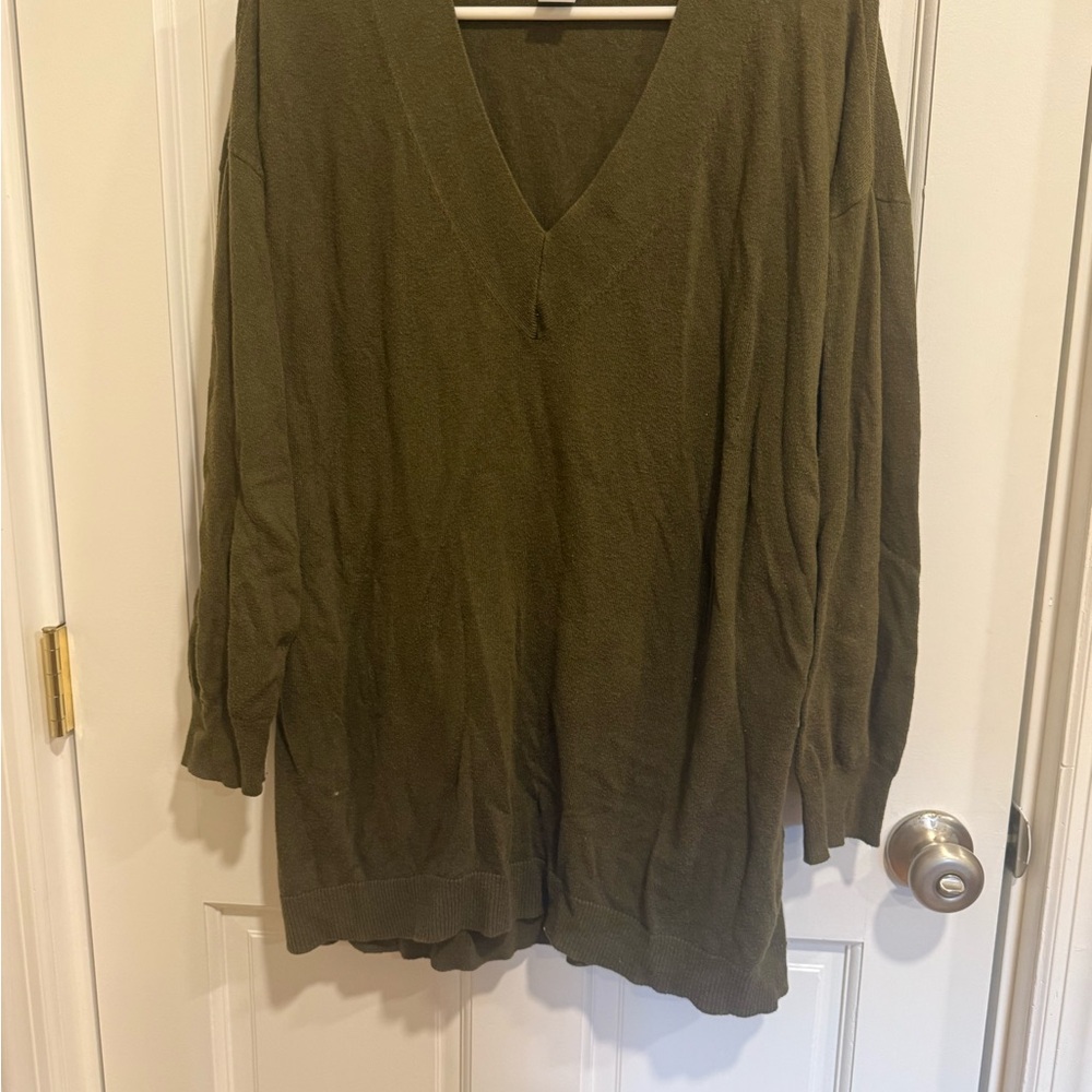 Chico's Olive Knit Top